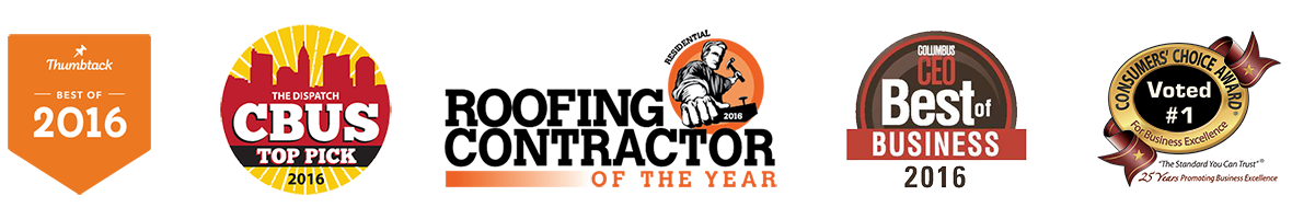 Columbus Roofing Awards for Able Roofing