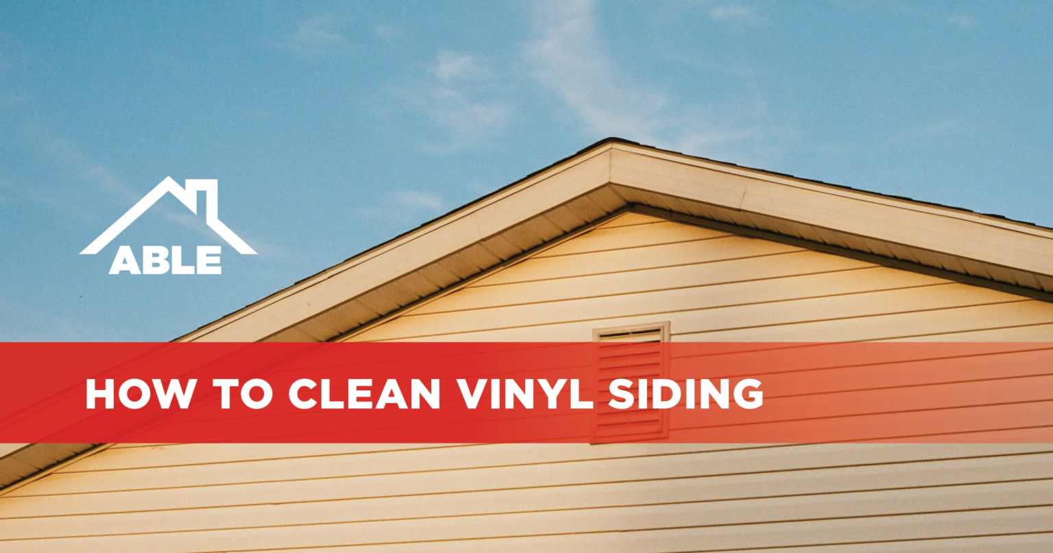 How to Clean Vinyl Siding Able Roof
