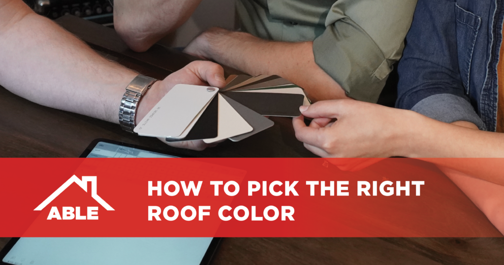 How to pick the right roof color
