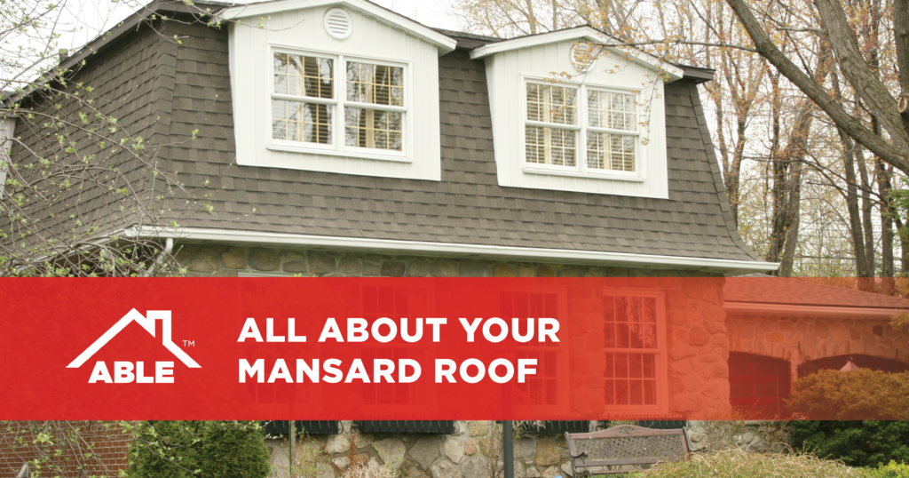 All about your mansard roof