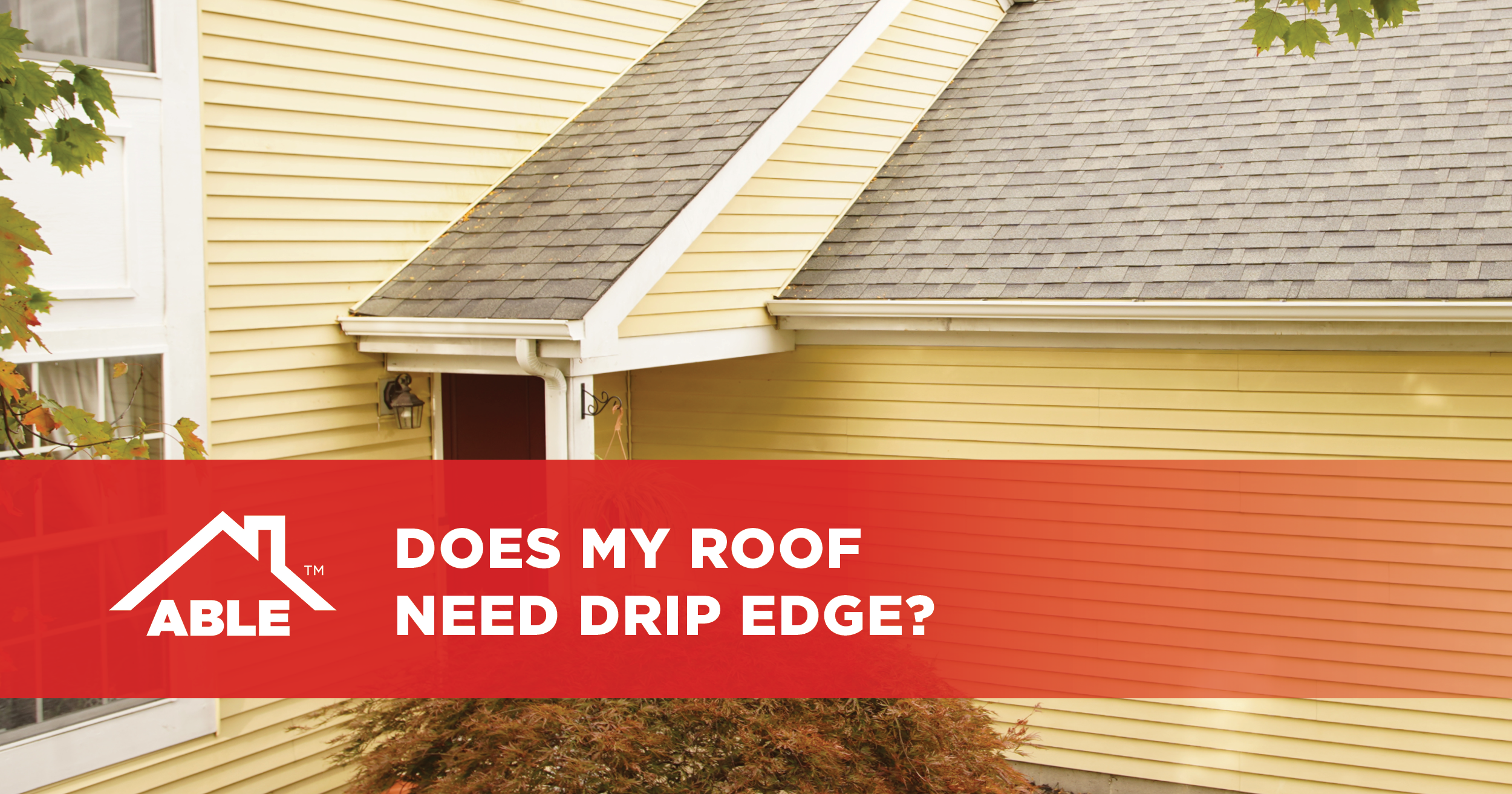 Drip edge