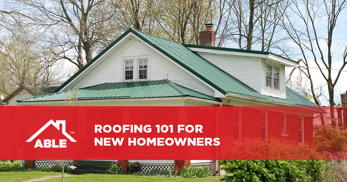 roofing 101 for new homeowners