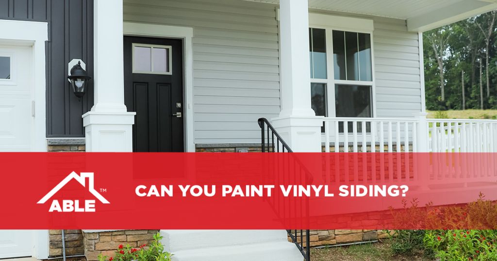 Can You Paint Vinyl Siding?