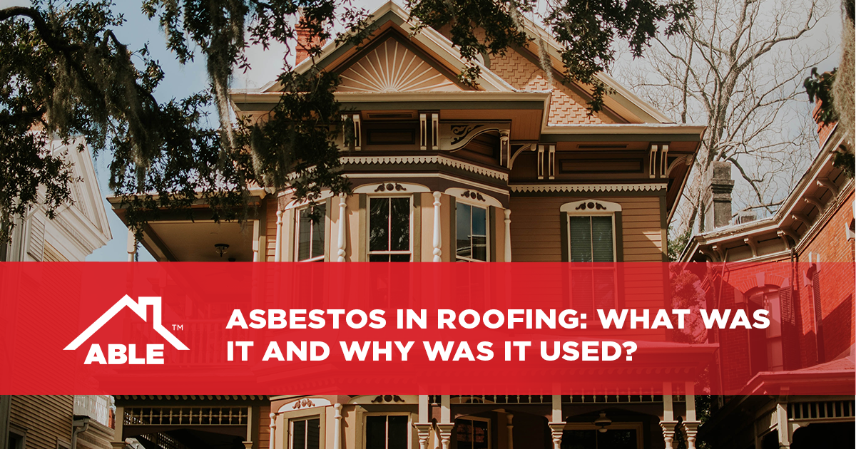 Asbestos in Roofing