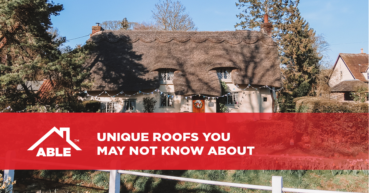 Unique Roofs You May Not Know About