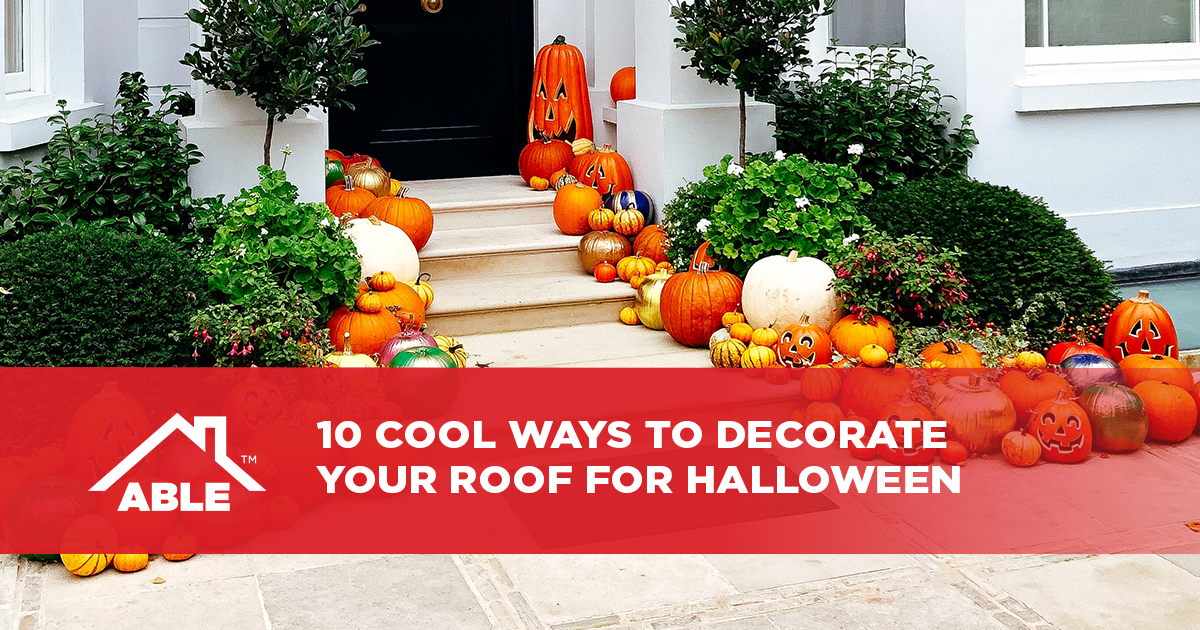 10 Cool Ways to Decorate Your Roof for Halloween