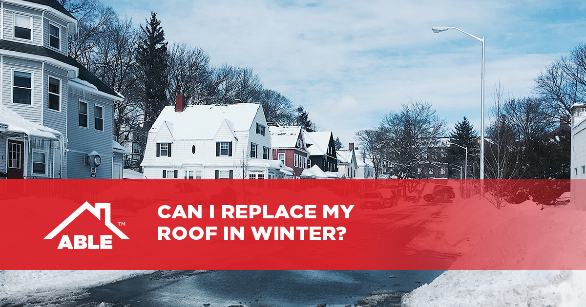 Can I Replace My Roof in Winter