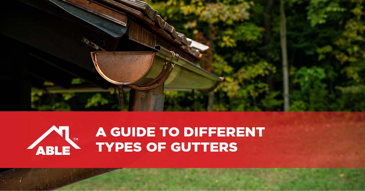 A Guide to Different Types of Gutters