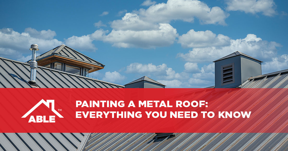 Painting a Metal Roof: Everything You Need to Know