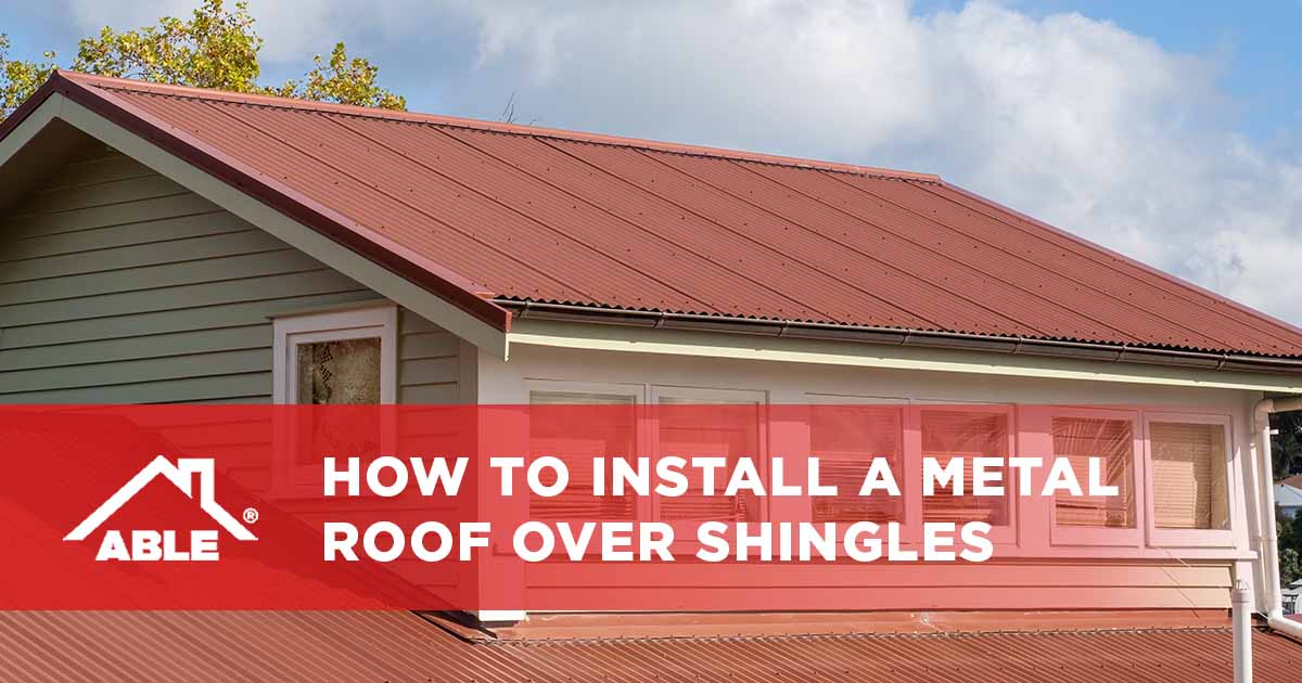 How to Install a Metal Roof over Shingles